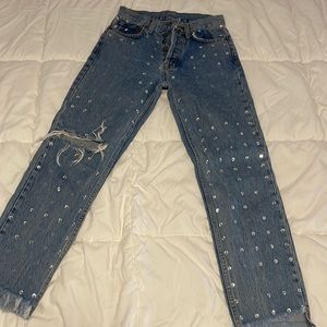 Rhinestone jeans